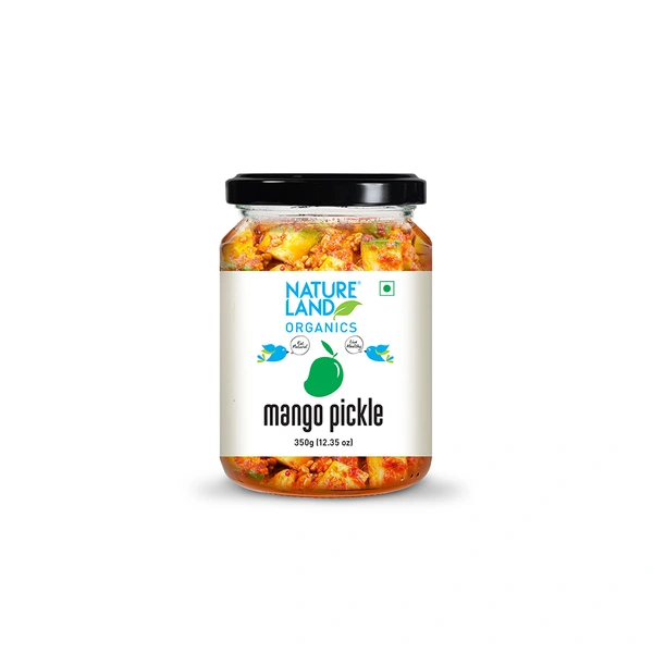 Nature Land Organics Mango Pickle 350 GM - 350 GM