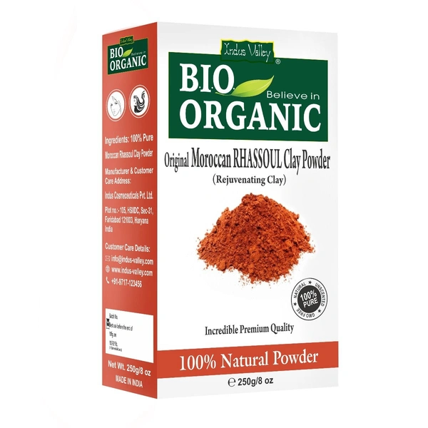 Bio Organic Moroccan RHASSOUL Clay Powder - 100 GM