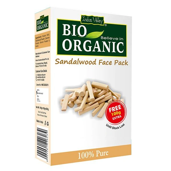 Bio Organic Sandalwood Face Pack - 100 GM