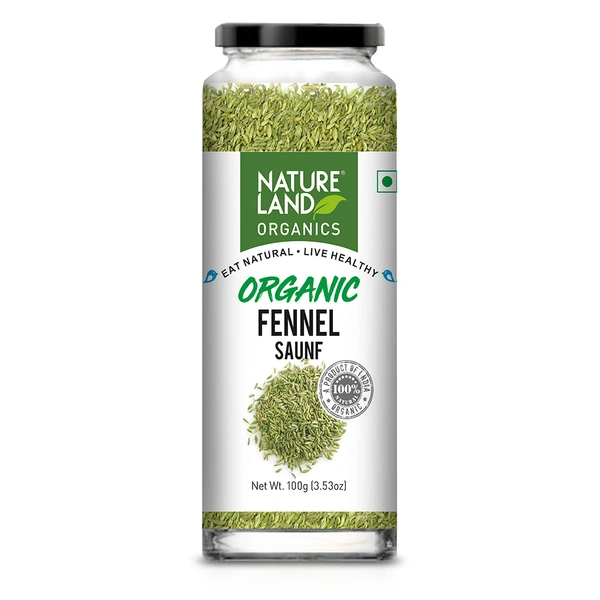 Nature Land Organics Fennel (Saunf) 100 GM - 100 GM