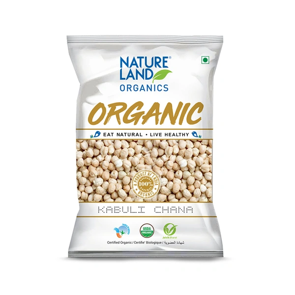 Nature Land Organics Kabuli chana 1 KG - 1 KG