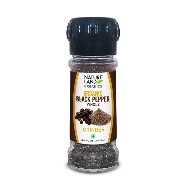 Nature Land Organics Black Pepper 50 GM - 50 GM