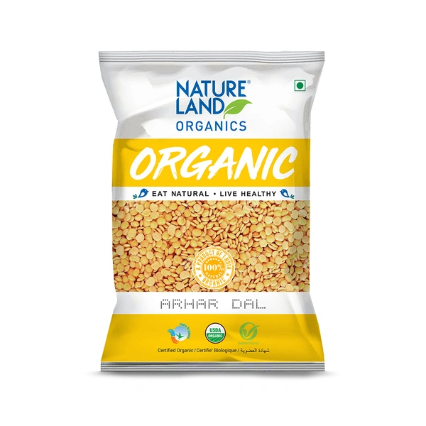 Nature Land Organics Arhar Dal 500 GM - 500 GM