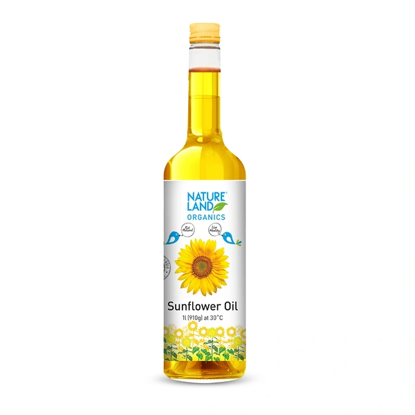 Nature Land Organics Sunflower Oil 1 Ltr. - 1 Liter