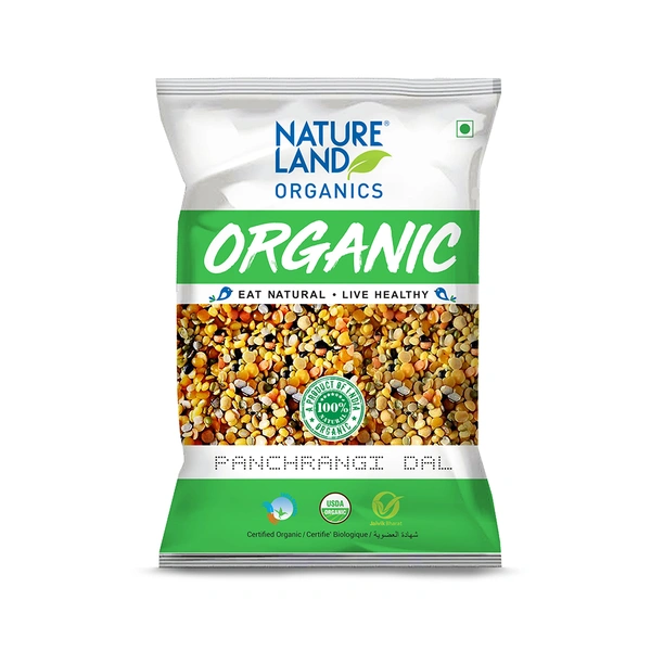 Nature Land Organics Panchrangi Dal 1 KG - 1 KG