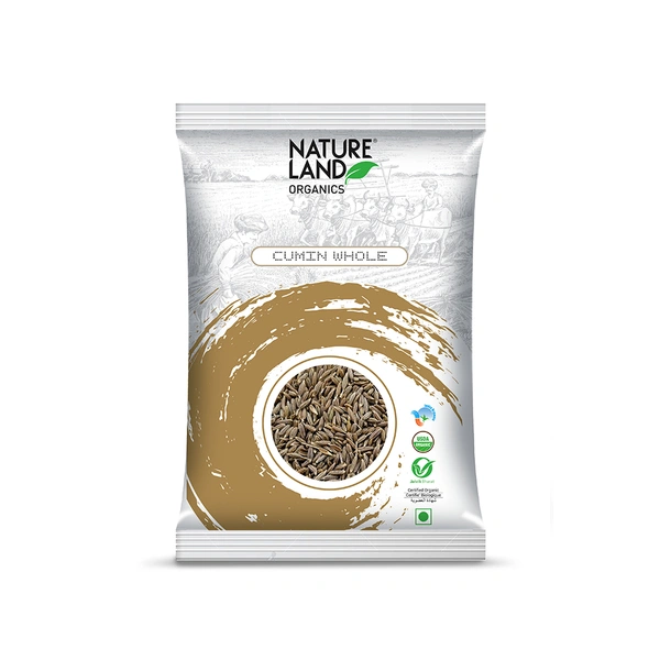 Nature Land Organics Cumin Whole 100 GM - 100 GM