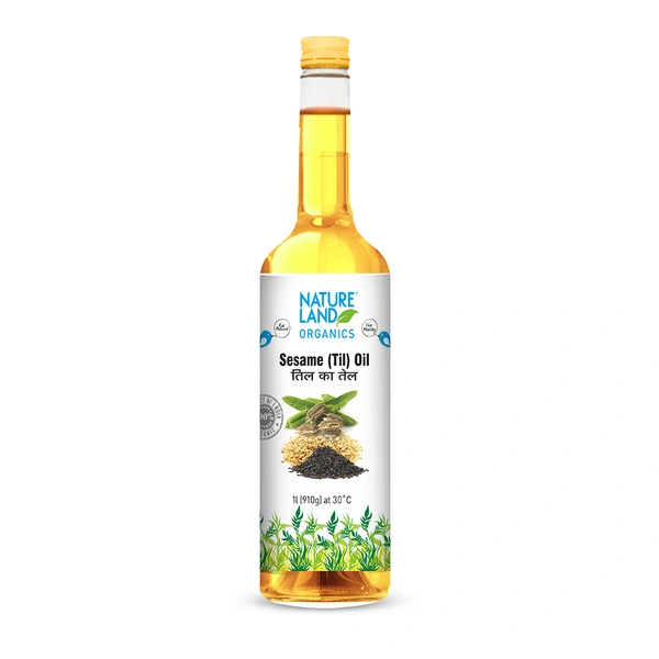 Nature Land Organics Sesame Oil 1 Ltr. - 1 Liter