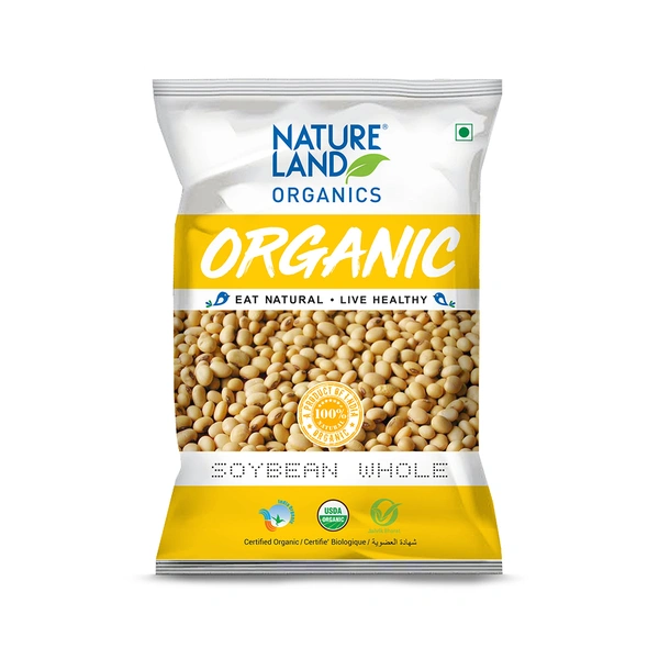 Nature Land Organics Soybean Whole 500 GM - 500 GM