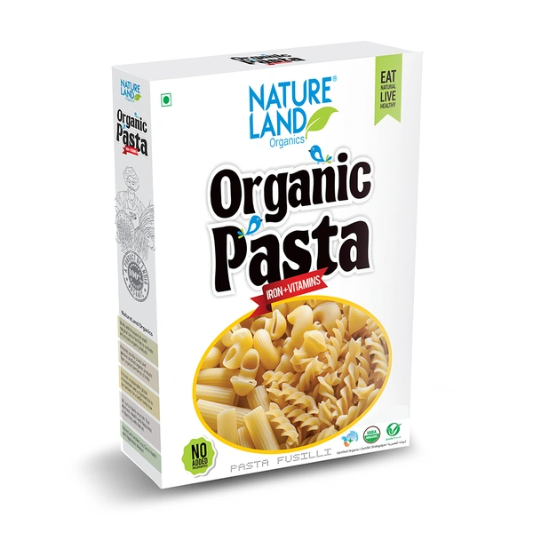 Nature Land Organics Pasta Fusilli 250 GM - 250 GM