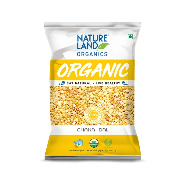Nature Land Organics Chana Dal 500 GM - 500 GM