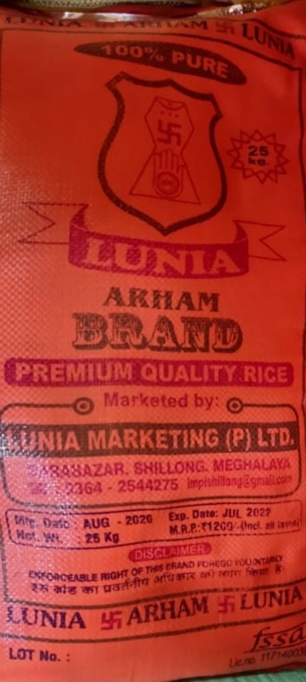 Arham Usna 25kg - pack 1