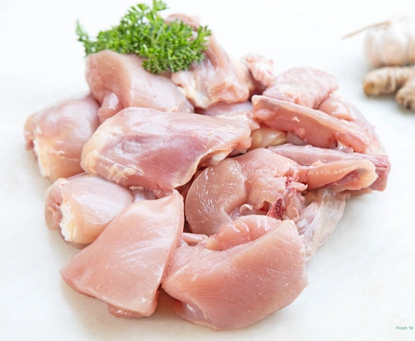 Apna Curry Cut Chicken  - Light Pink, 500 Gm