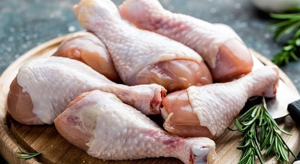 Apna Fresh Chicken Legs  - 1 Kg, Light Pink