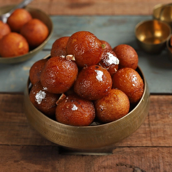 Apna Dairy Gulab Jamun Rasgulla (গুলাব জামুন) - 1 Pieces, Brownish Red Colour