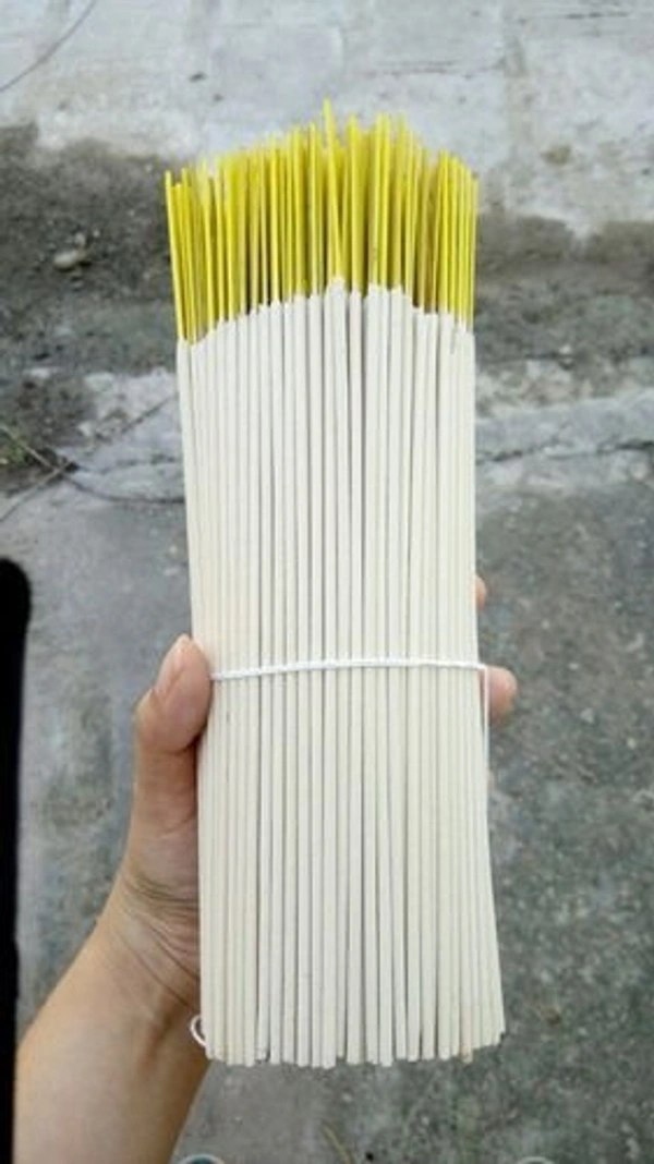 Raw White Agarbatti (সাদা র-ধূপকাঠি)- 8 and 9 Inch - 1kg (Without Perfume 1150pieces), Brown 
