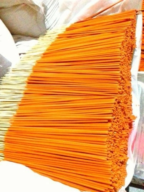 Raw Mosquito Agarbatti (মশার র-ধূপকাঠি)-12 Inch - 1kg ( Without Perfume 720pieces), Orange & Green 