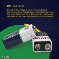 Decor Secret 6F22-9v Long Life Battery For Transistor ,Radios, Science Project - Set Of 2