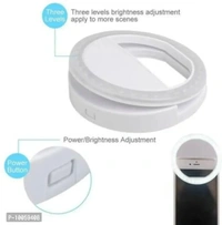 New Fit Design Mini Selfie Right Light Enhancing Photography Portable Battery Camera Phone Photography 3 Level Selfie Led Flash Light For All Smartphone Ring Flash&Nbsp