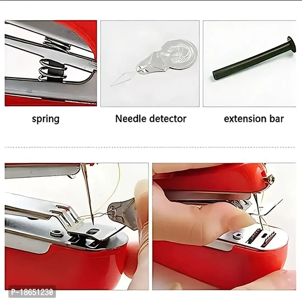 Portable Mini Manual Stapler Style Hand Sewing Machine 