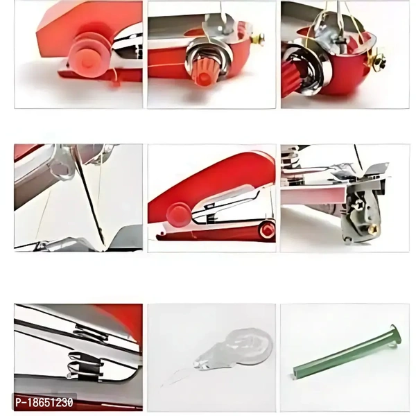 Portable Mini Manual Stapler Style Hand Sewing Machine 