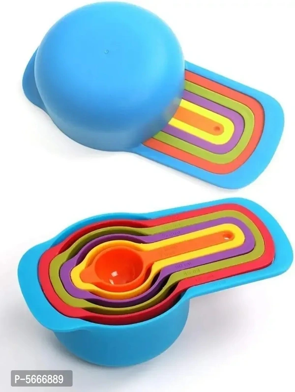 Solome 6 Pieces Set Of Plastic Measuring Cup 