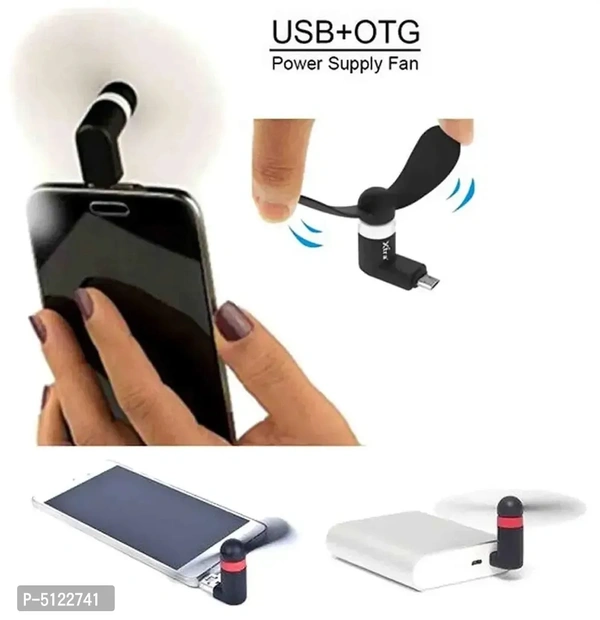 Portable USB Fan, Portable Light And Otg