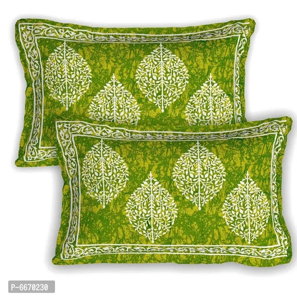 Beautiful Cotton Queen Size Badsheet With Two Pillow Covers 