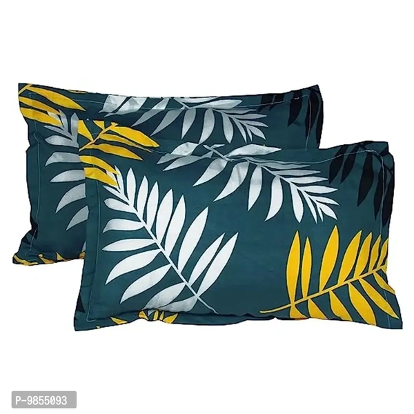 Stylish Fancy Microfiber 5d Printed Queen 1bedsheet With 2 Pillow Covers 
