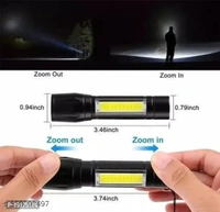 Mini Rechargeable  Pocket Light Zoom Cob USB Charging Led Water Proof Dp Torch 