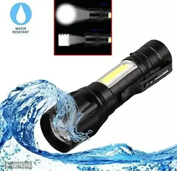 Mini Rechargeable  Pocket Light Zoom Cob USB Charging Led Water Proof Dp Torch 