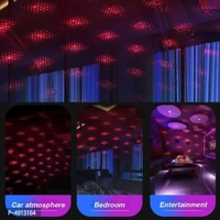 Auto Roof Star Projector Light , USB Portable Adjustable Flexible interior Car Night Lamp Dacaratio With Romantic Galaxy Atmosphere Fit Car, Ceiling Badroom, Party 