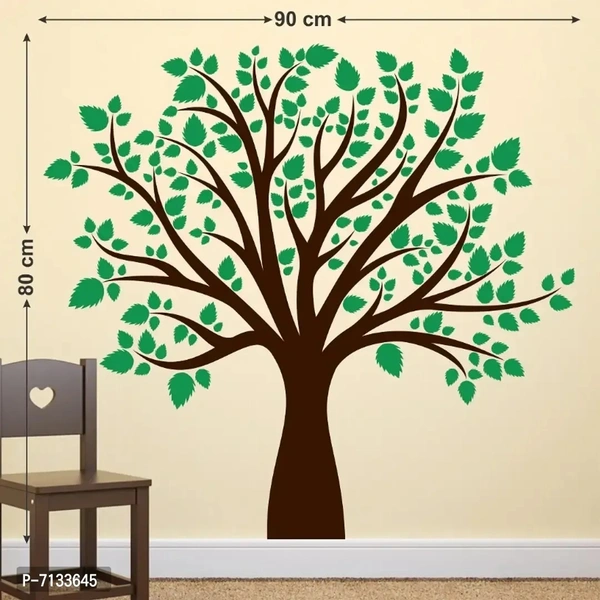 Lanstick Tree With Designed Colorfull Leaves Sticker Pack Of 1