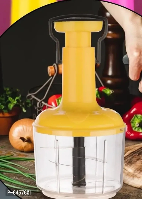Designer Powerfull Manual Hand Held Twister Push Chopper 