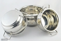 Stainless Steel Serving Bowl Handi Set Of 3 Piece