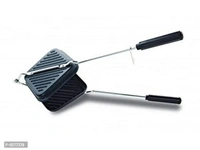 Grill And Toast Sandwich Maker With Non-stick Cookware ,1pc, Black .