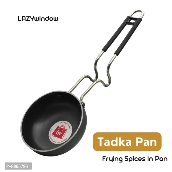 Essential Iron Tadka Pan/Fry Pan With Steel Handle For Kitchen 12cm Diameter 