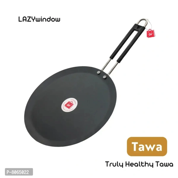 Induction Base Flat Tawa With Insulated Handle (24cm)