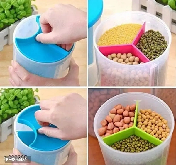 Attractive Multicoloured Plastic Jars Containers
