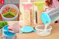 Attractive Multicoloured Plastic Jars Containers