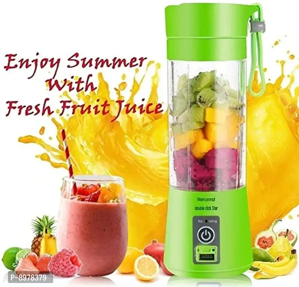 Stainless Steel 6 Blade Portable USB Juicer Mixer Fruit Vegetable Juicer 