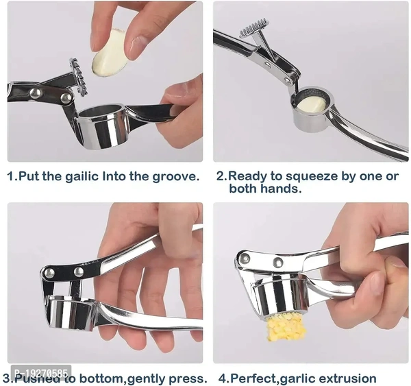 Garlic Crusher Pressure Garlic Press Multi -function Manual Portable Garlic Crusher 