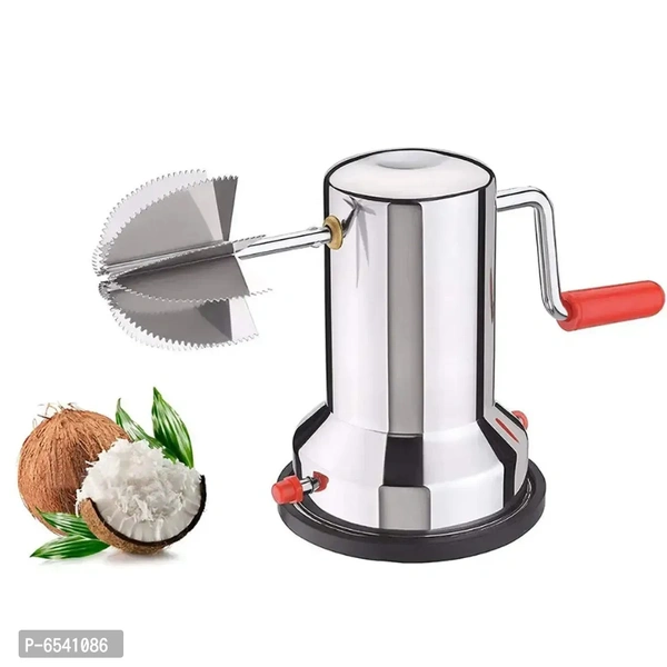 Primelife Stainless Steel Coconut Scraper Vaccum Base For Kitchen Latest Manual Coconut Scraper 