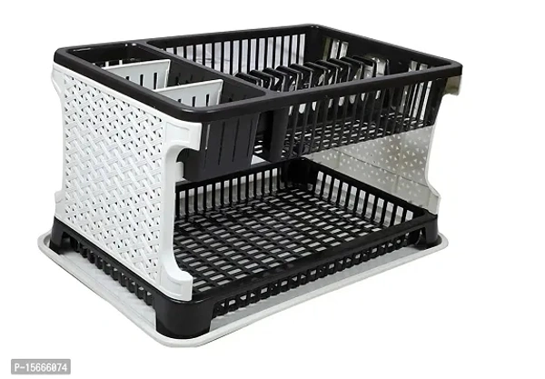 Classic Layer Kitchen Dish Organiser Storage Rack 