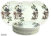 Trendy Printed Design Plates( 12 Piece)
