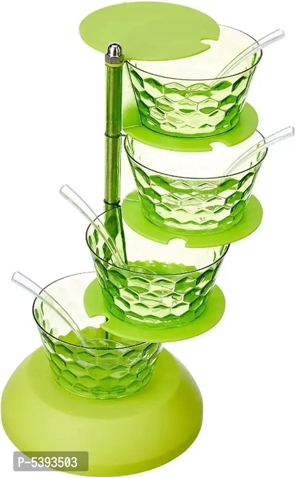 Multipurpose 360 Rotating Pickle Container Pickle Tower Storage Pickle Bowl Set For Kitchen,4 Pieces Bowl Set 