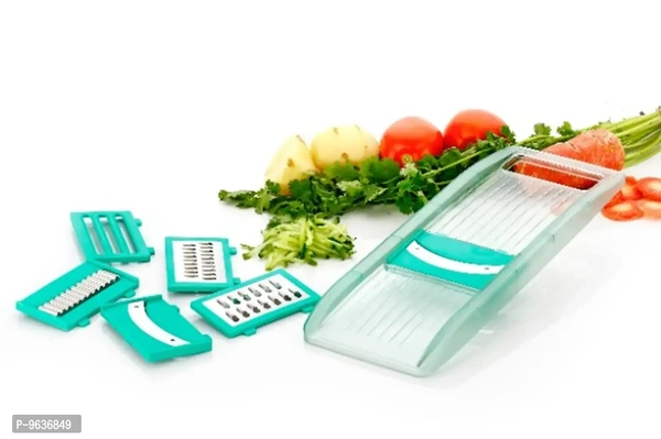 6 In One Slicer Grater For Vegetable Fruit Pack Pack Of 1 Gry