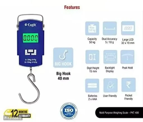 Led Screen Hook Type Weight Scale 