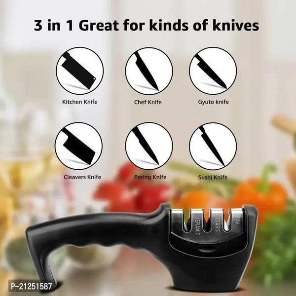 Prioritychef Knife Sharpener Manual 3 Stage Knife Sharpener 