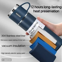 Thermosteel 24 Hours Hot And Cold Water Bottle 500 Ml Silver 