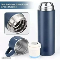 Thermosteel 24 Hours Hot And Cold Water Bottle 500 Ml Silver 